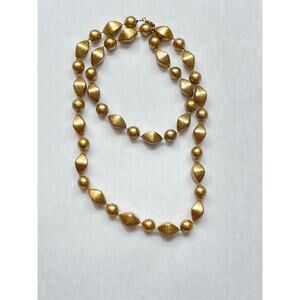 Amazing Golden Vintage Long Necklace